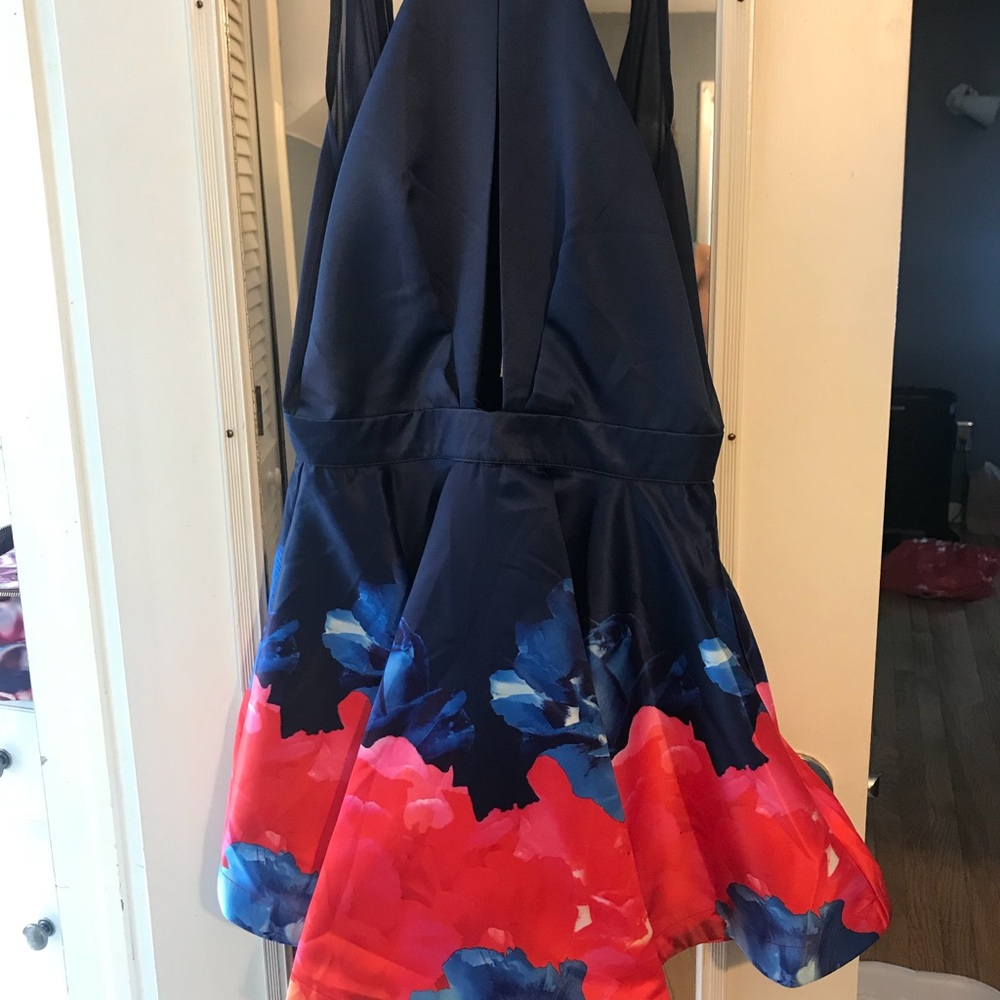 Floral dress.
